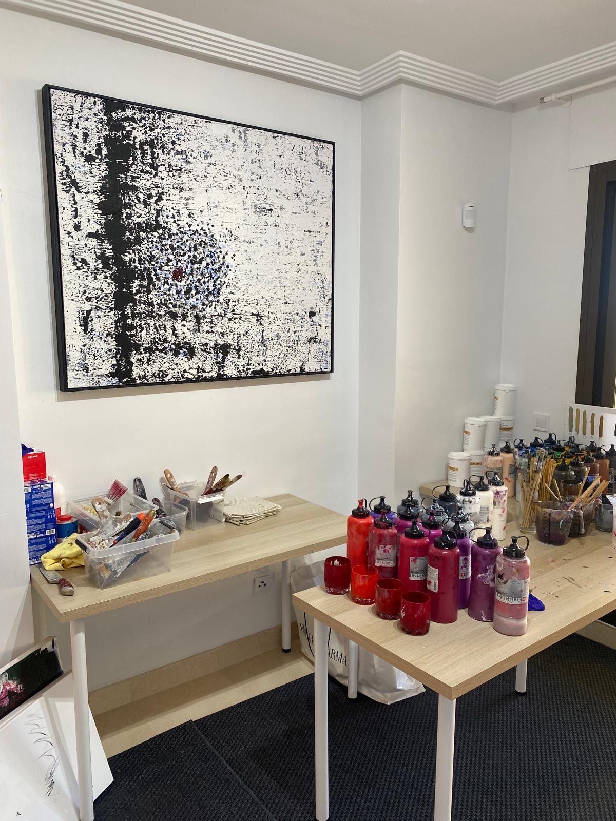 Einblick in Atelier und Galerie
